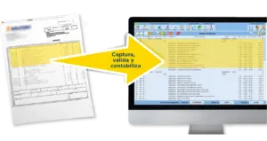 Entrada manual vs automática de datos contables